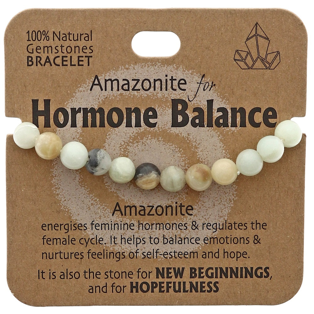 Amazonite for Hormone Bracelet - [x1]