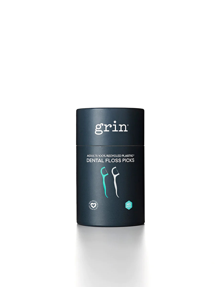 Grin - Adults 100% Recycled Dental Floss Picks - [45]