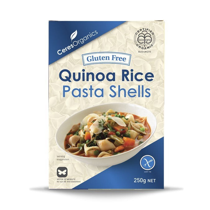 Ceres - Organic Quinoa Rice Pasta Shells (Gluten Free) - [250g]