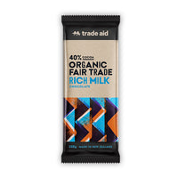 Thumbnail for Trade Aid - Organic Rich Milk Chocolate - [200g]