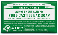 Thumbnail for Dr. Bronner's - Almond Bar Castile Soap - [140g]