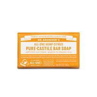 Thumbnail for Dr. Bronner's - Citrus Orange Castile Bar Soap - [140g]