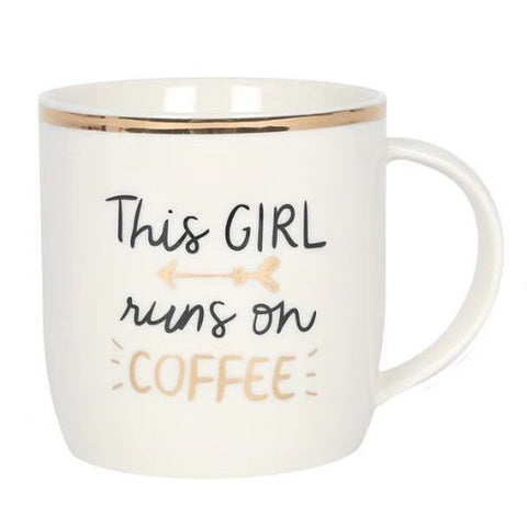Coffee Mug - This Girl Runs On Coffee