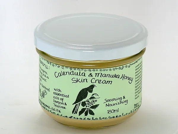 Kereru - Calendula & Manuka Honey Skin Cream - Lemon & Tea Tree - [180ml]