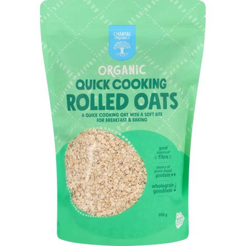 Chantal - Organic Quick Cooking Rolled Oats - [850g]