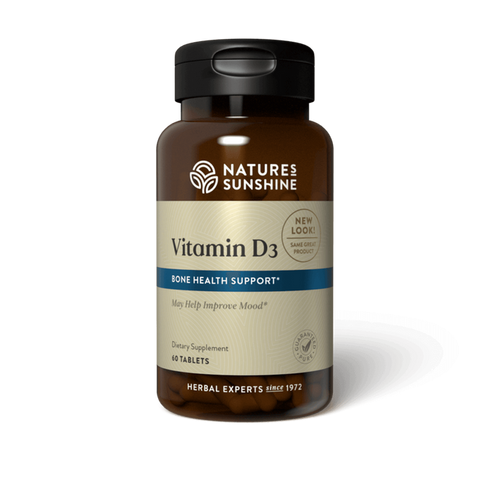 Nature's Sunshine - Vitamin D3 - [60 Tablets]