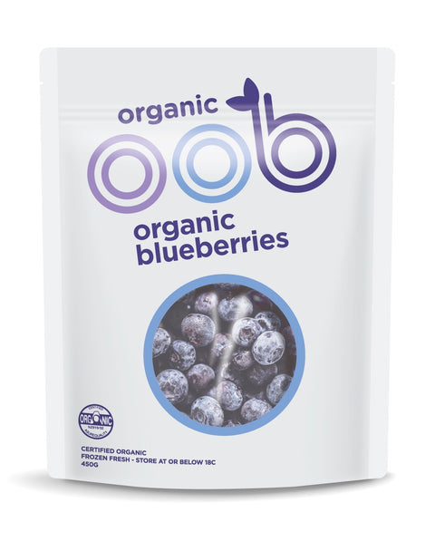 Oob - Organic Frozen Blueberries - [450g] - In Store/Click & Collect Only