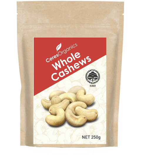 Ceres - Organic Whole Cashews - [250g]