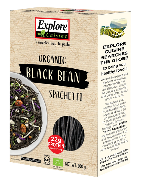 Explore Cuisine - Organic Black Bean Spaghetti - [200g]