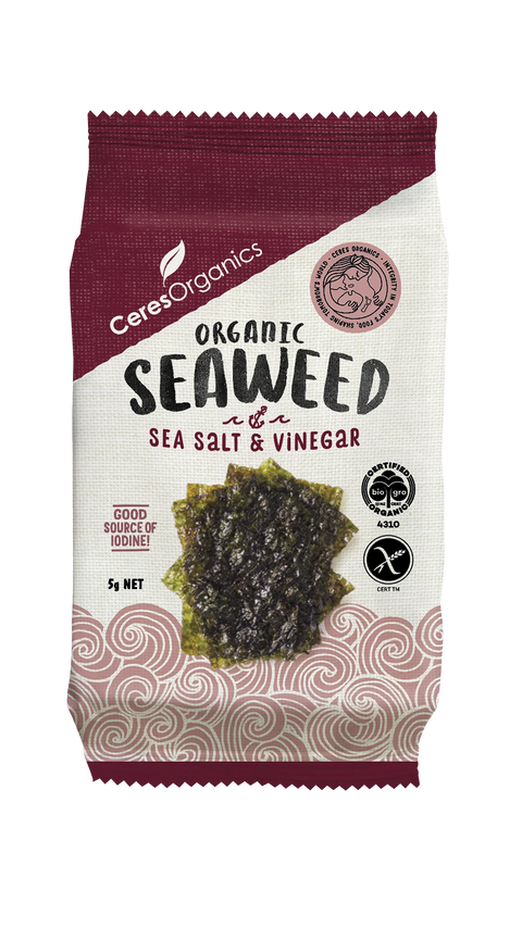 Ceres - Organic Seaweed [Salt and Vinegar] - [5g]