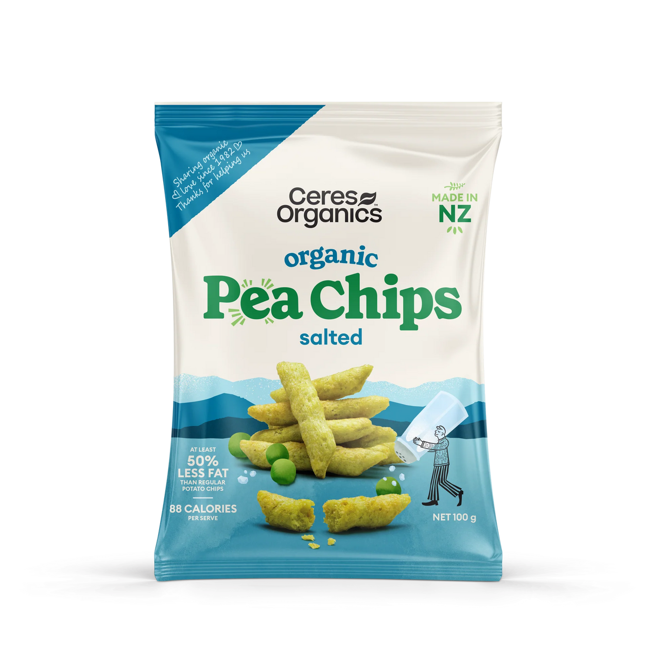 Ceres - Organic Pea Chips - Salt - [100g]