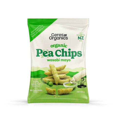 Ceres - Organic Wasabi Mayo Pea Chips - [100g]