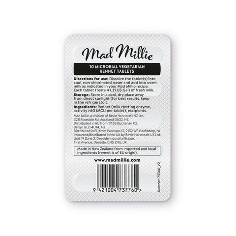 Mad Millie - Vegetarian Rennet Tablets - [x10]