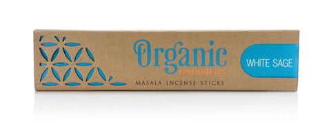 Organic Goodness - White Sage Incense Sticks - [15g]