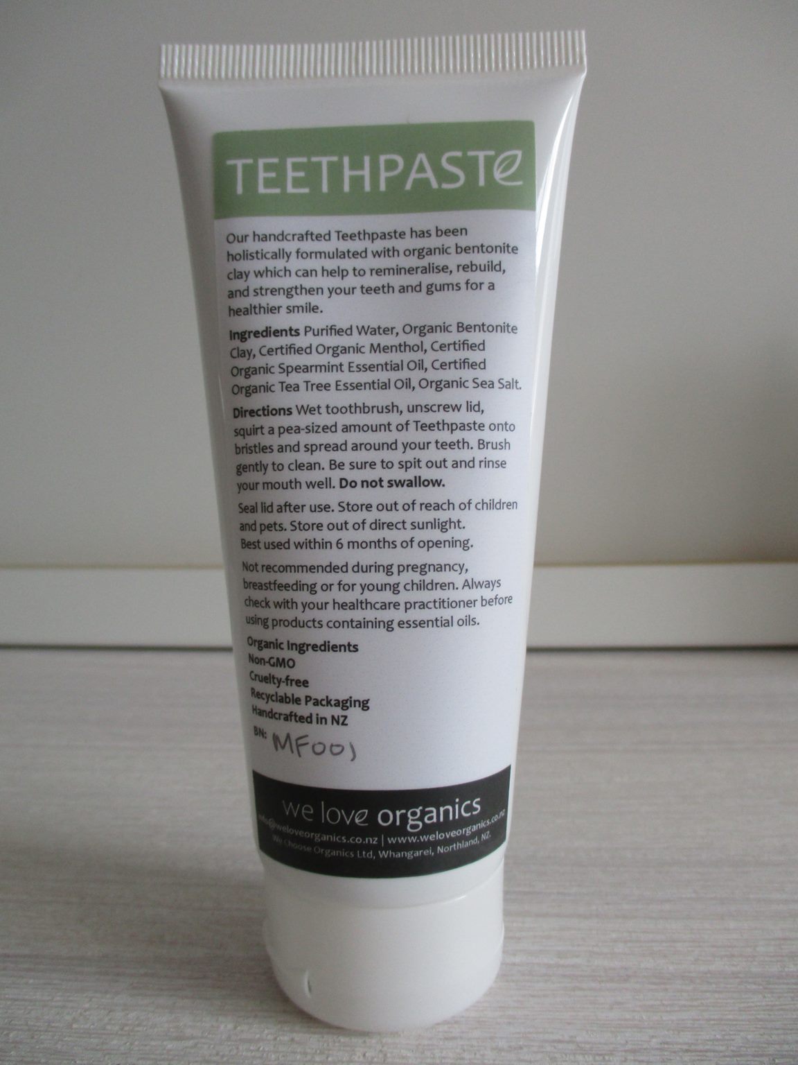 Teethpaste - Minty Fresh - [100g]