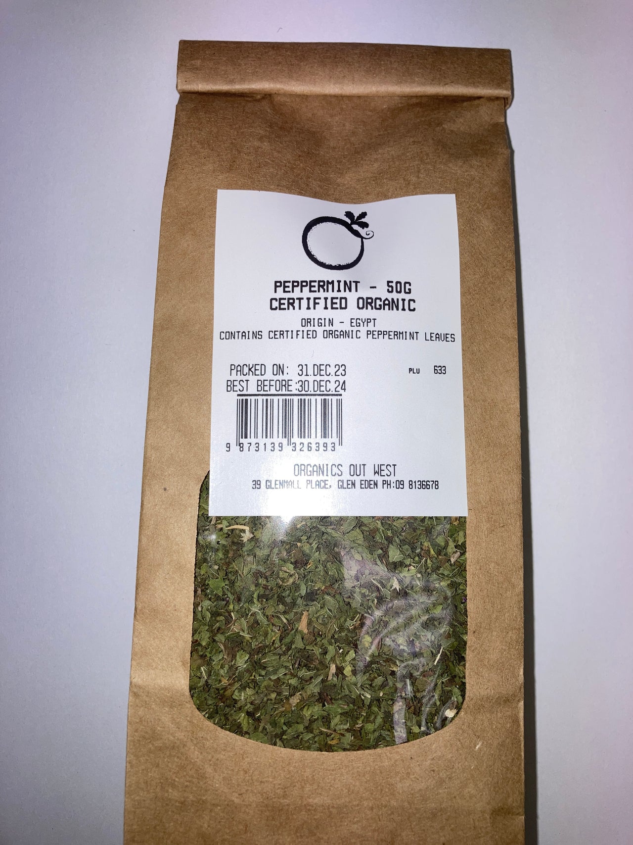 Peppermint Tea - Certified Organic - [50g]