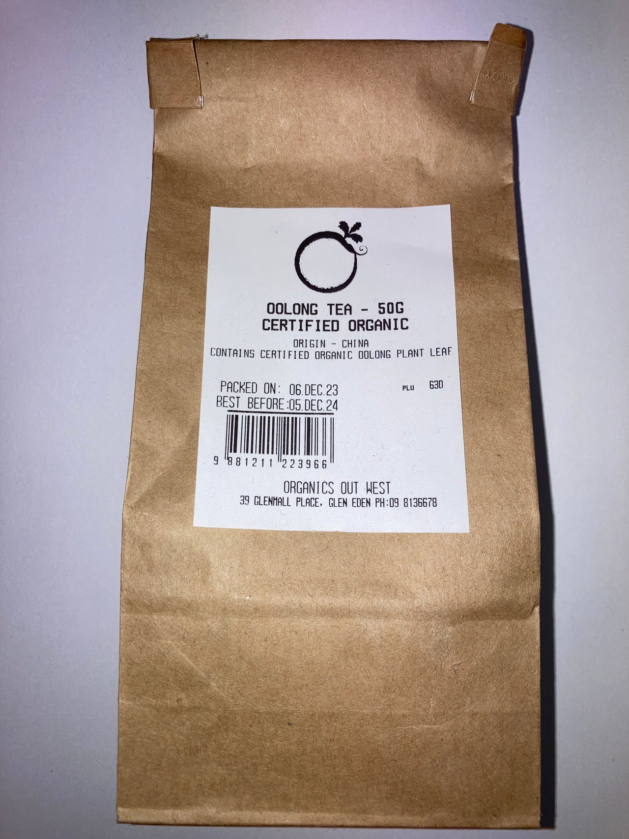 Oolong Tea - Certified Organic - [50g]