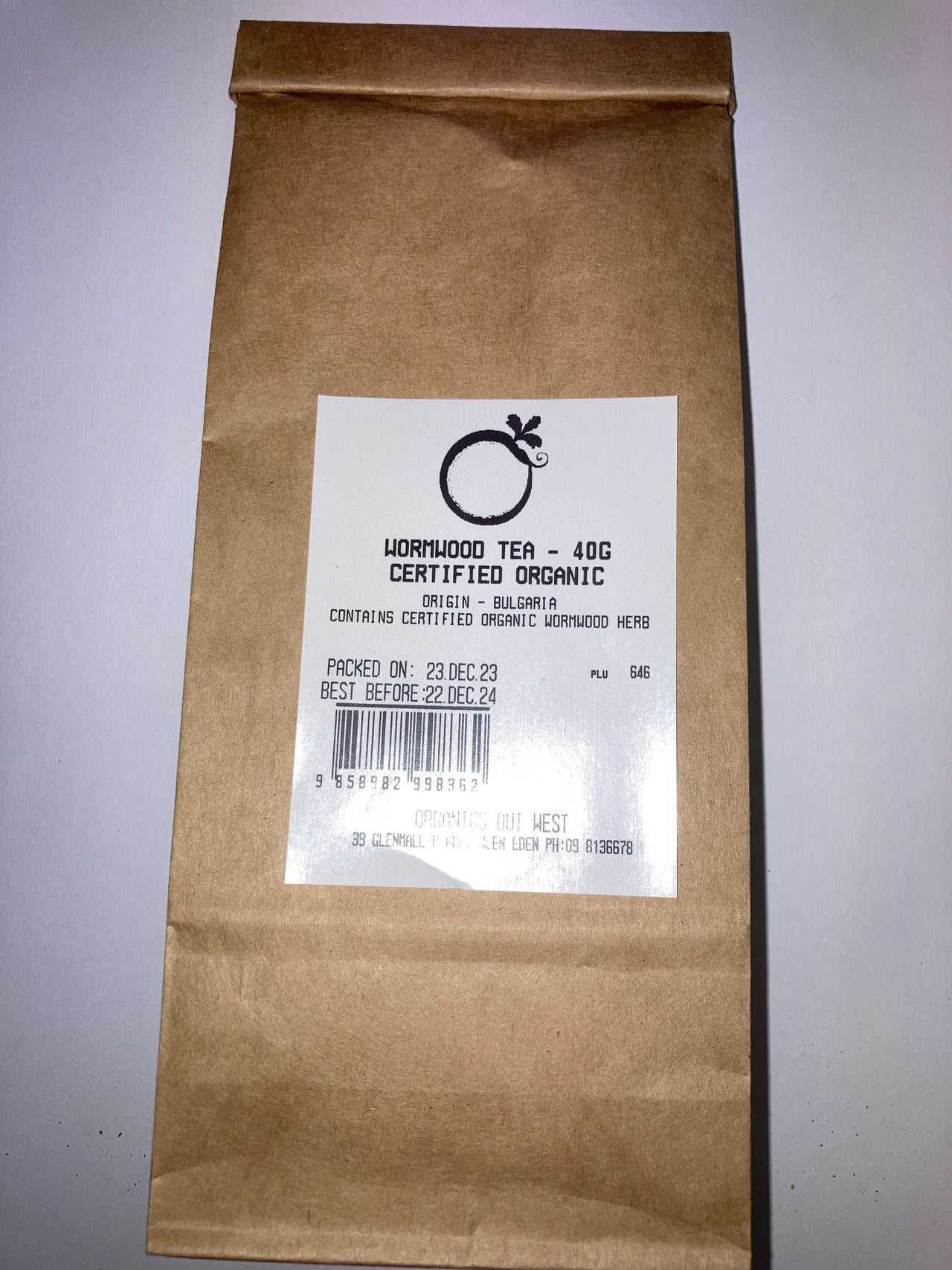 Worm Wood Tea - Certified Organic - [40g]