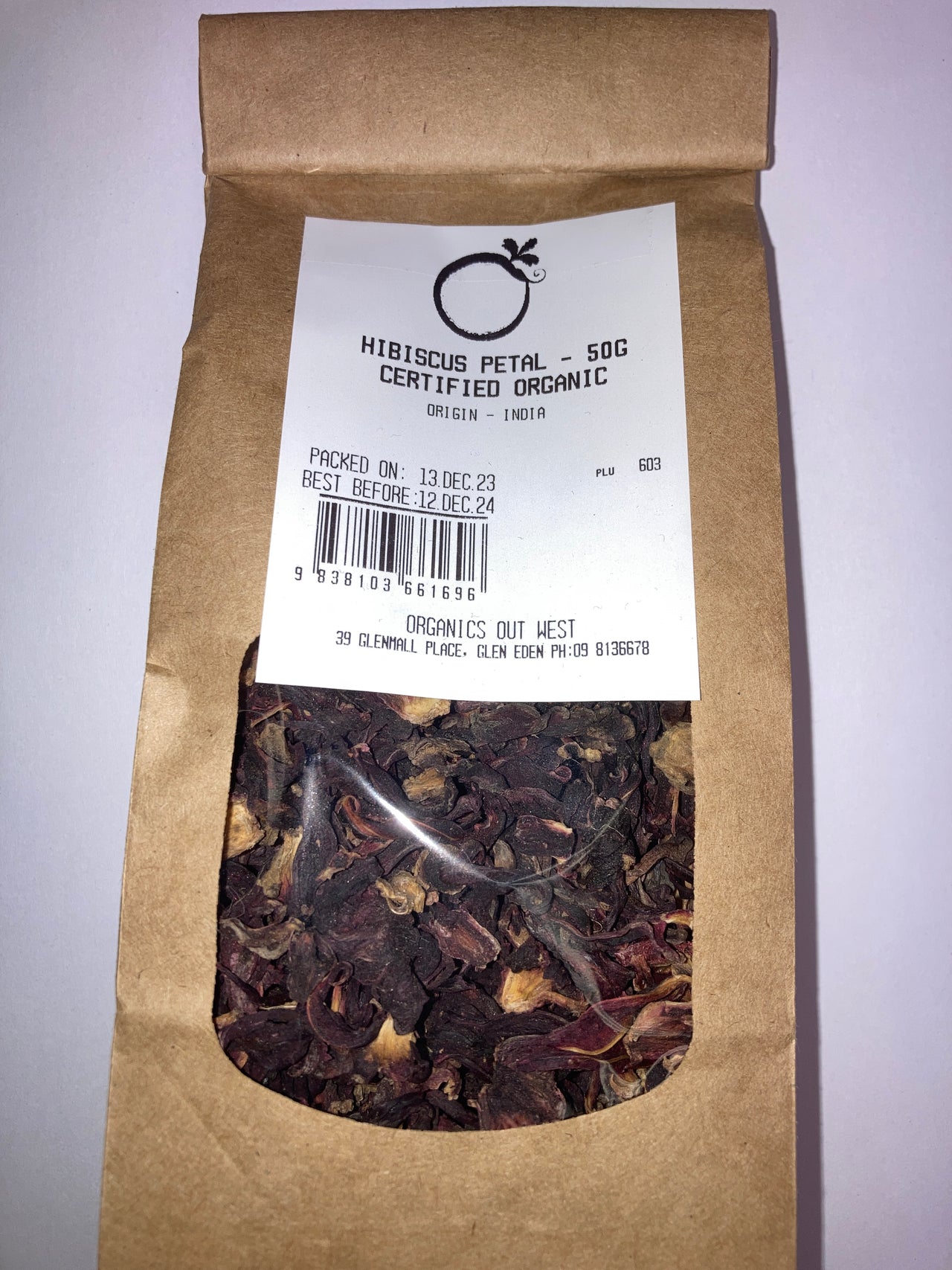 Hibiscus Petal Tea - Certified Organic - [50g]