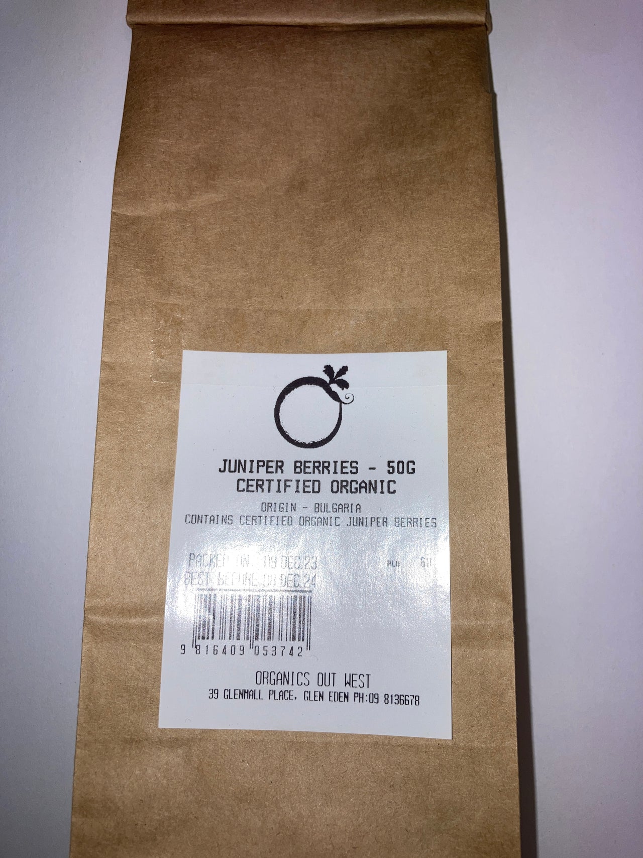 Juniper Berries Tea - Certified Organic - [50g]