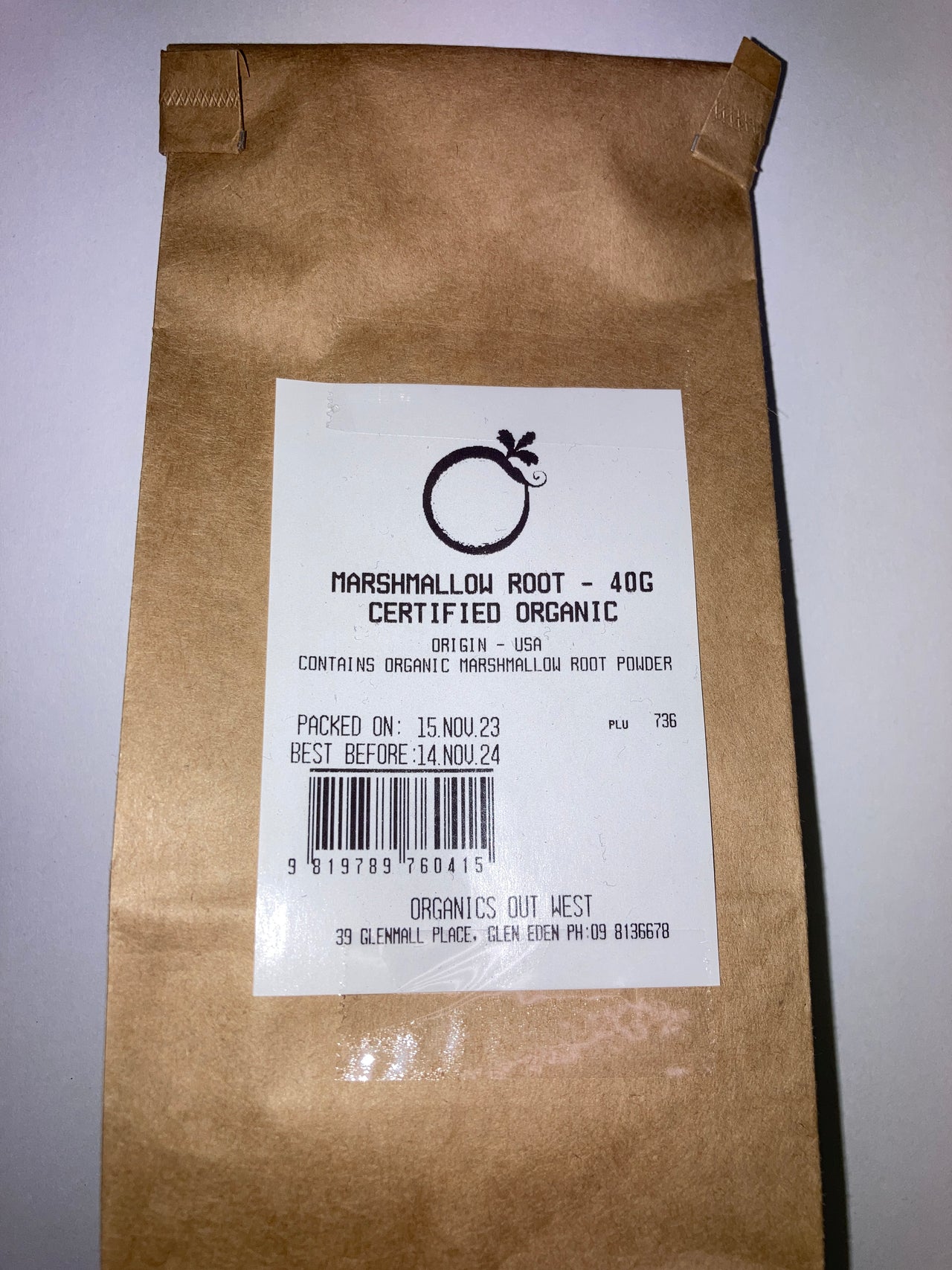 Marshmallow Root Powder Tea - Certified Organic - [40g]