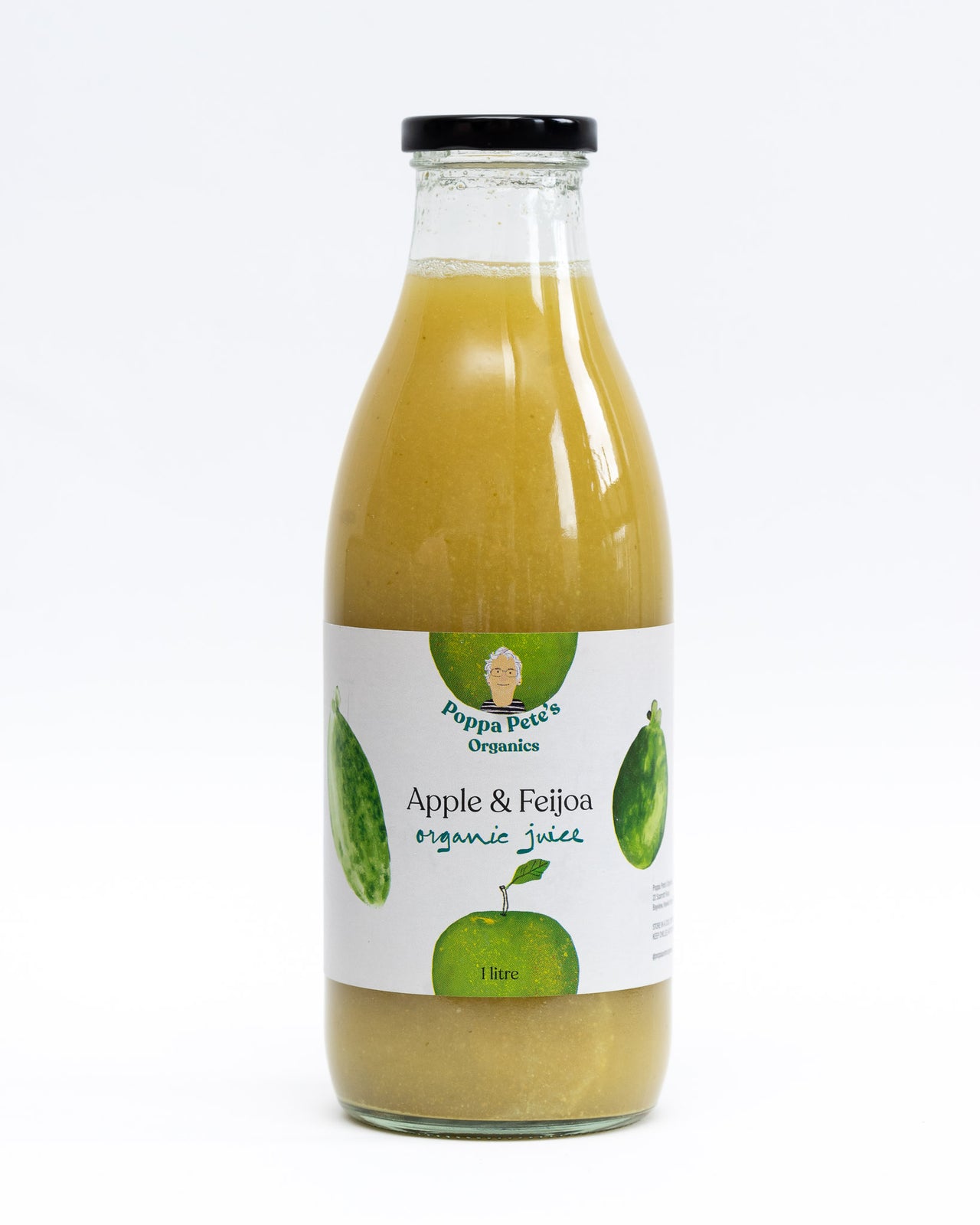 Poppa Pete's  - Organic Apple & Feijoa Juice - [1 Litre]