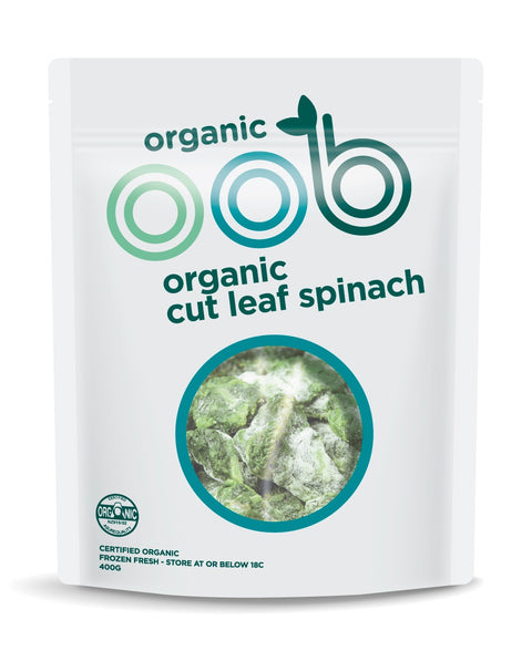 Oob - Organic Frozen Spinach - [400g] - In Store/Click & Collect Only