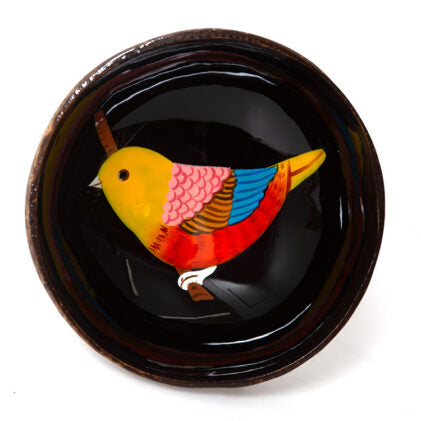 Trade Aid - Bird Coconut Shell Bowl - Handmade