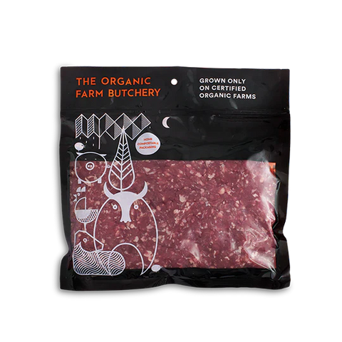 The Organic Farm Butcher - Premium Organic Beef Mince - [500g] - In Store/Click & Collect Only