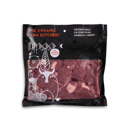The Organic Farm Butcher - Organic Diced Beef Shoulder - [450g] - In Store/Click & Collect Only
