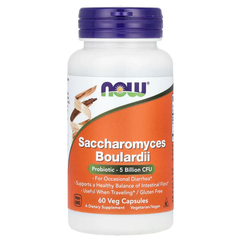 Now - Saccharomyces Boulardii - [60caps]