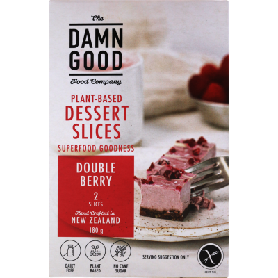 The Damn Good Food Company - Double Berry Dessert - [180g] - In Store/Click & Collect Only