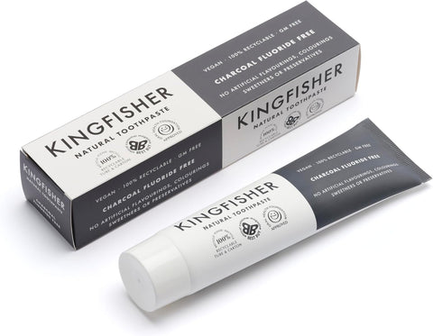 Kingfisher - Charcoal Flouride Free Toothpaste - [100ml]