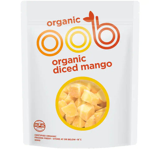Oob - Organic Frozen Mango - [500g] - In Store/Click & Collect Only