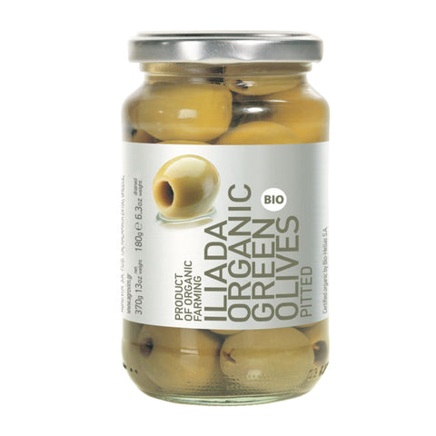 Taste Of Greece -  Organic Green Pitted Olives - [370g]