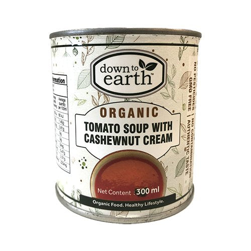Down To Earth - Organic Tomato Soup With Cashew Nut Cream - [300g]