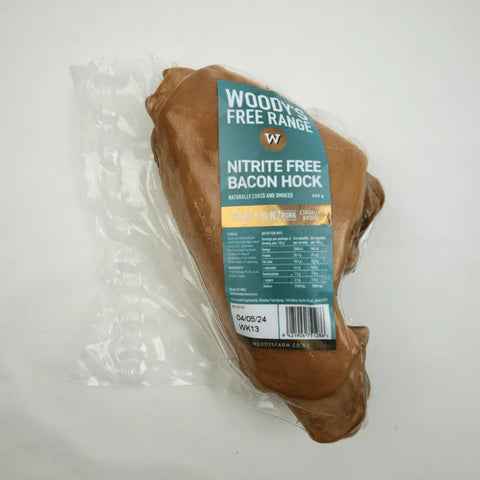 Woody's - Nitrate Free Bacon Hock - [450g] - In Store/Click & Collect Only