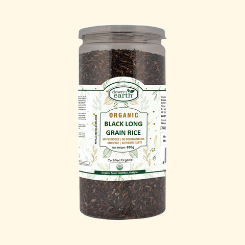 Down to Earth - Organic Black Long Grain Rice - [770g]