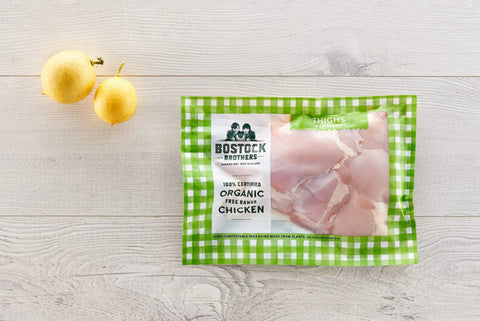 Bostocks - Organic Boneless Skinless Thighs - [per kg price] - In Store/Click & Collect Only