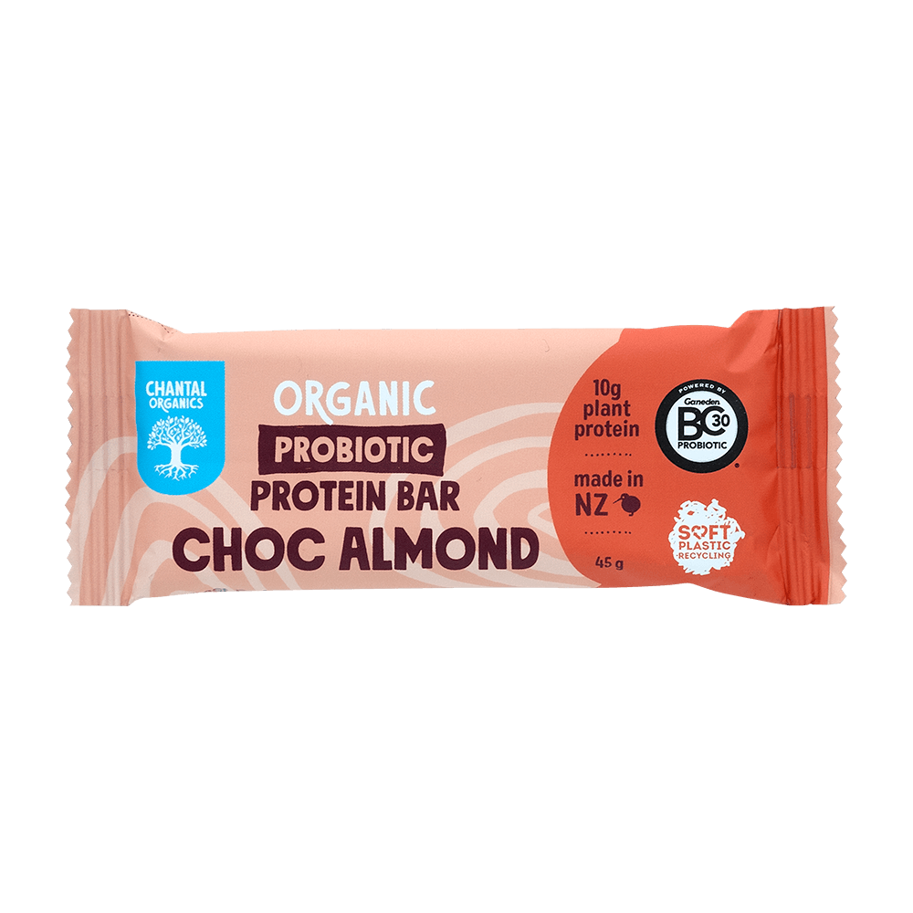 Chantal - Organic Probiotic Chocolate Almond Protein Bar - [45g]