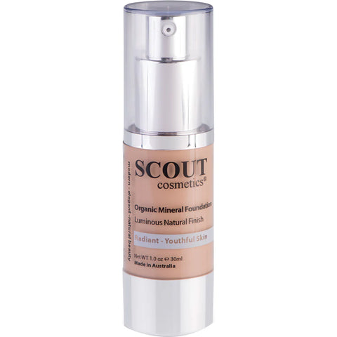 Scout - Organic Fluid Foundation Camel - [30ml]