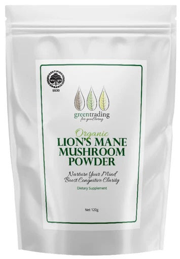 Green Trading - Organic Lion's Mane Mushroom Powder - [120g]