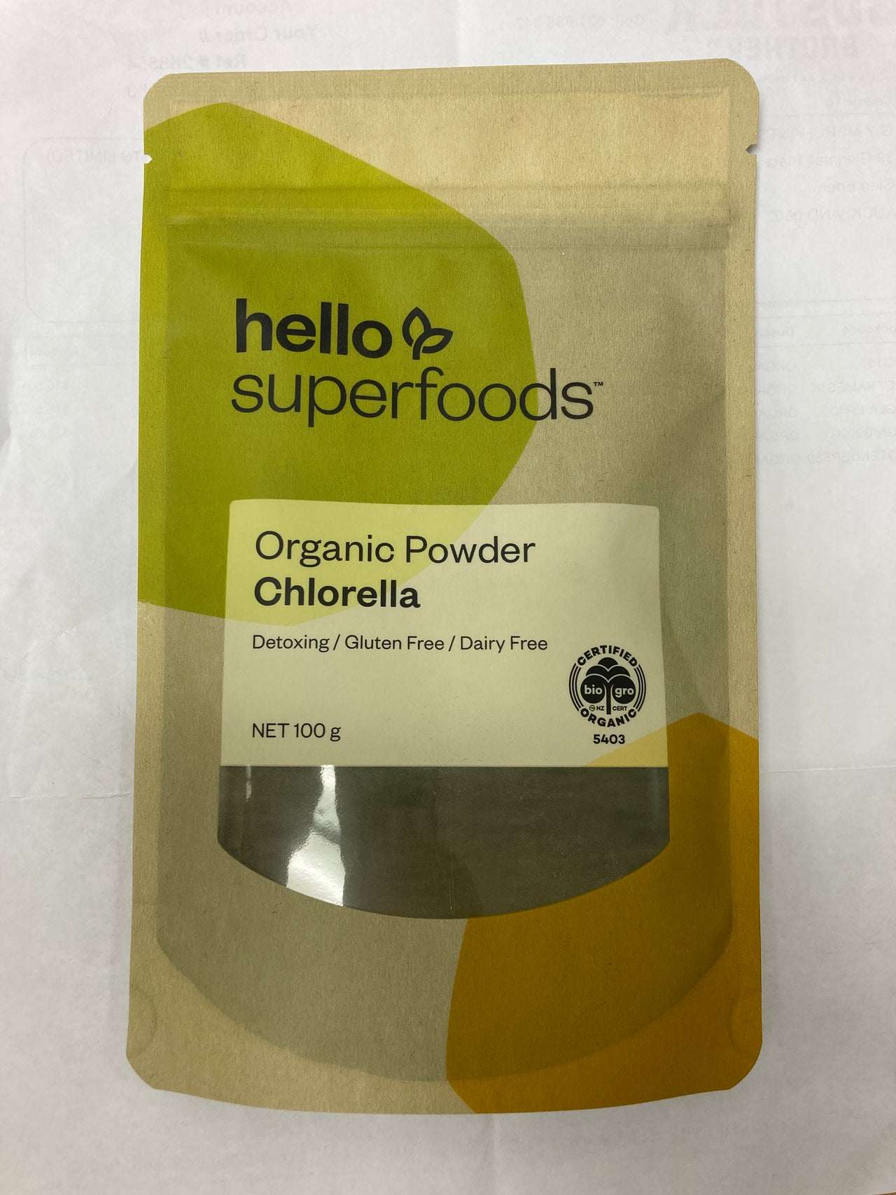 Hello Superfoods Organic Chlorella Powder [100g]