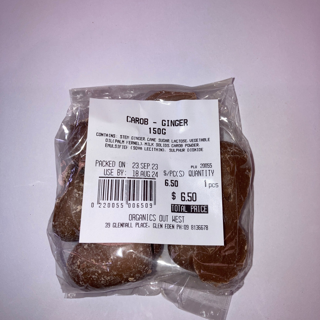 Organics Out West - Carob Ginger - [200g]