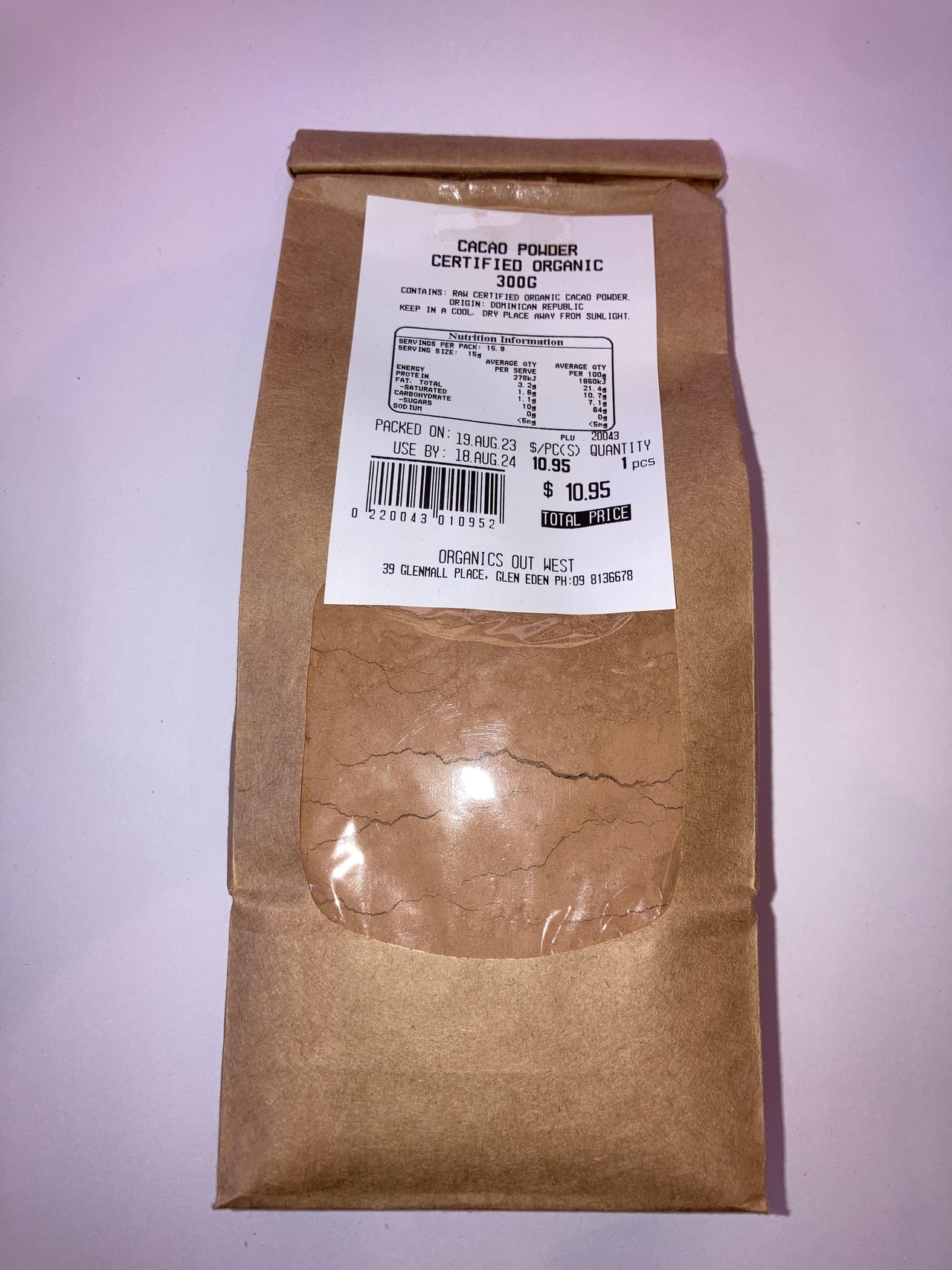 Organics Out West - Organic Cacao Powder - [300g]