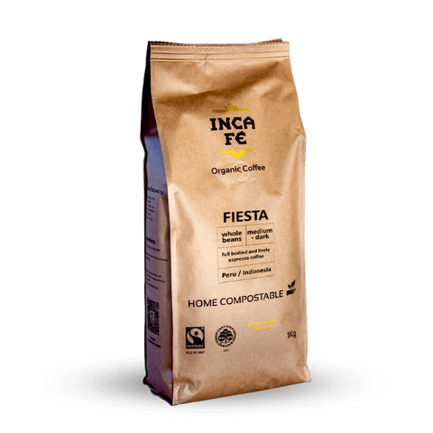 IncaFe - Organic Coffee Fiesta Beans - [1kg]