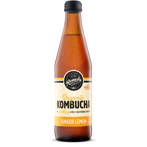 Remedy - Organic Kombucha Lemon & Ginger - [300ml]