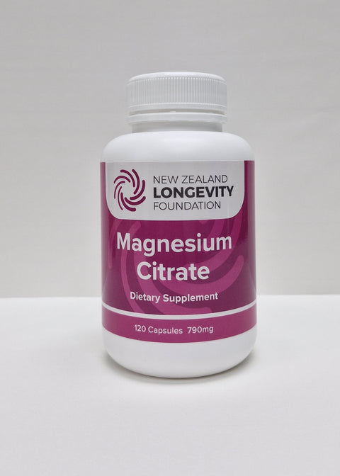 New Zealand Longevity Foundation - Magnesium Citrate - [120 caps]