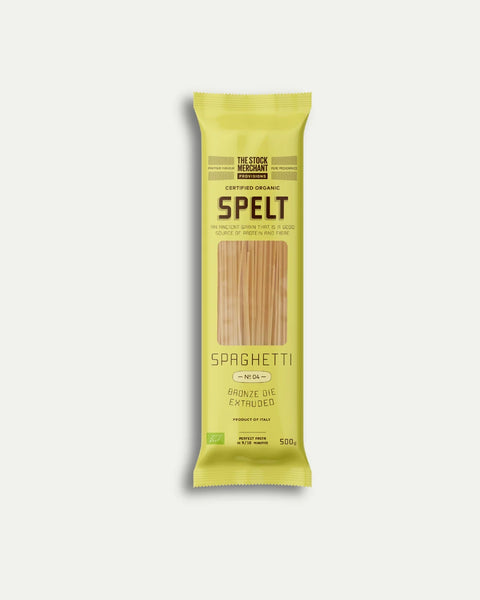 The Stock Merchant - Certified Organic Spelt Spaghetti - [500g]