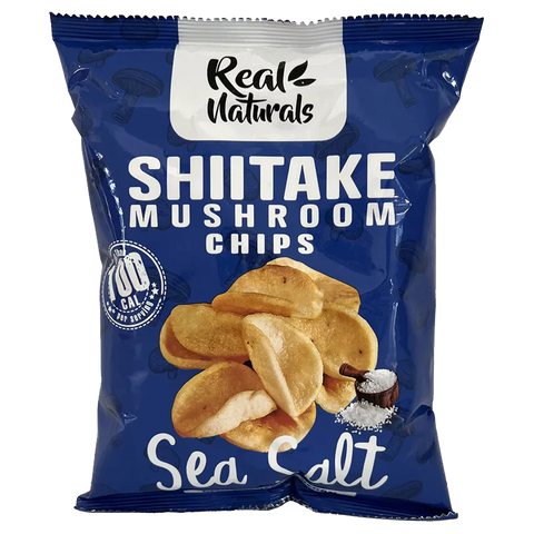 Real Naturals - Shiitake Mushroom Chips (Sea Salt) - [32g]